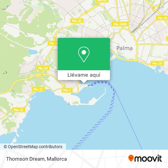 Mapa Thomson Dream