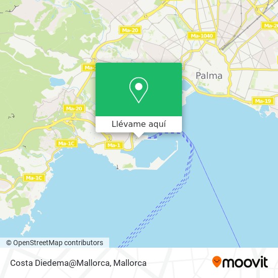 Mapa Costa Diedema@Mallorca