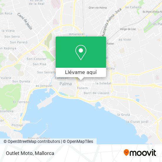 Mapa Outlet Moto