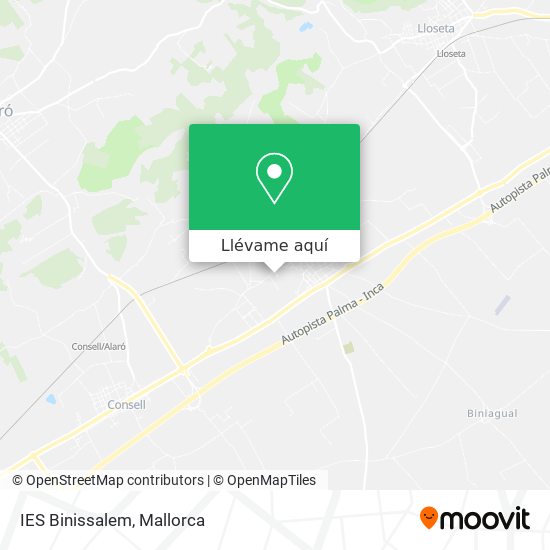 Mapa IES Binissalem