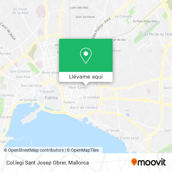Mapa Col.legi Sant Josep Obrer