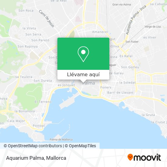Mapa Aquarium Palma