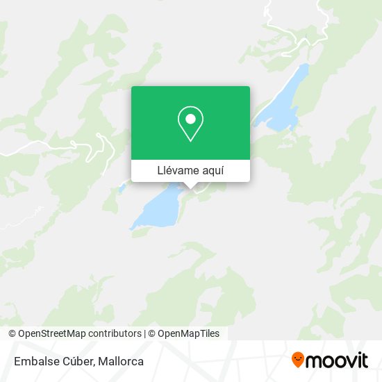 Mapa Embalse Cúber