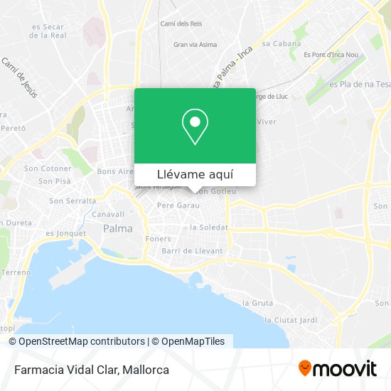 Mapa Farmacia Vidal Clar