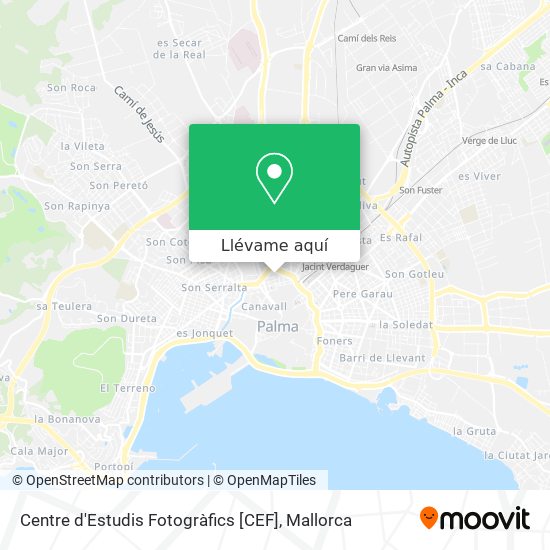 Mapa Centre d'Estudis Fotogràfics [CEF]