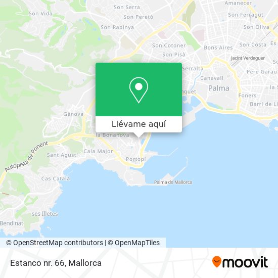Mapa Estanco nr. 66