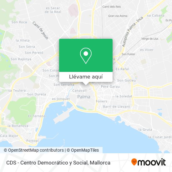 Mapa CDS - Centro Democrático y Social