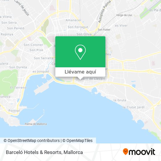 Mapa Barceló Hotels & Resorts