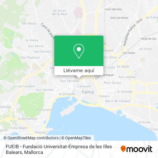 Mapa FUEIB - Fundació Universitat-Empresa de les Illes Balears