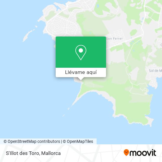 Mapa S'Illot des Toro