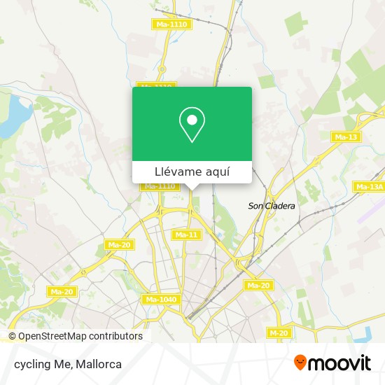 Mapa cycling Me
