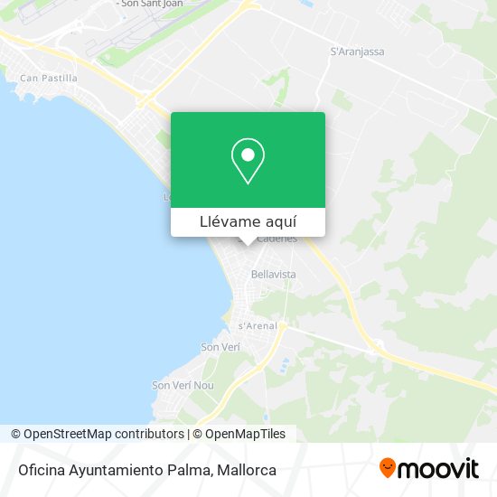 Mapa Oficina Ayuntamiento Palma