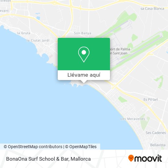 Mapa BonaOna Surf School & Bar
