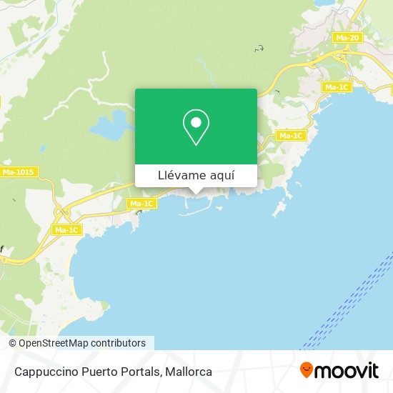 Mapa Cappuccino Puerto Portals