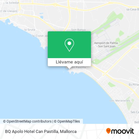 Mapa BQ Apolo Hotel Can Pastilla