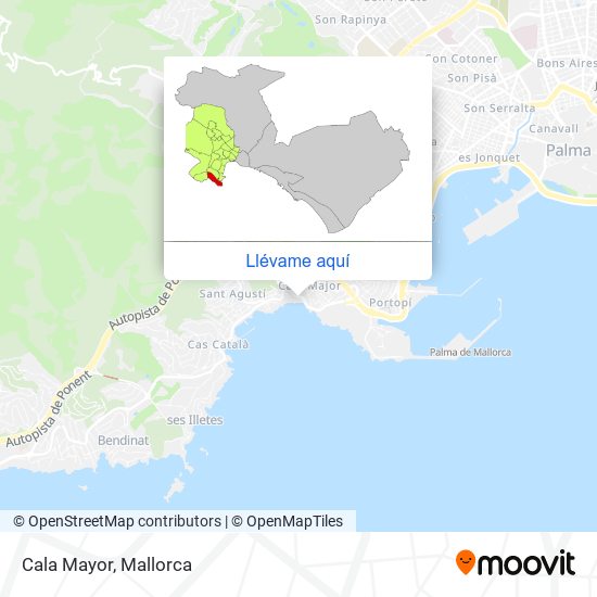 Mapa Cala Mayor