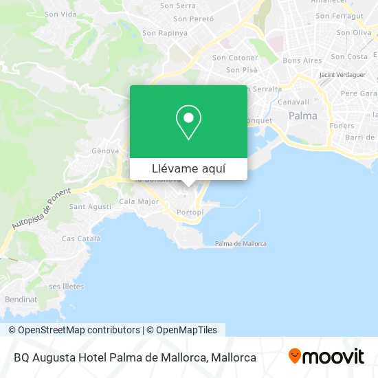 Mapa BQ Augusta Hotel Palma de Mallorca