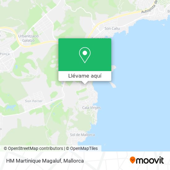 Mapa HM Martinique Magaluf