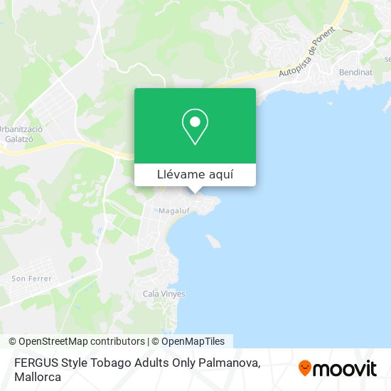 Mapa FERGUS Style Tobago Adults Only Palmanova