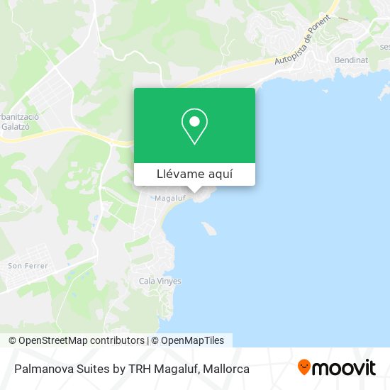 Mapa Palmanova Suites by TRH Magaluf