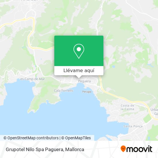 Mapa Grupotel Nilo Spa Paguera