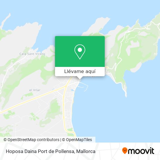 Mapa Hoposa Daina Port de Pollensa