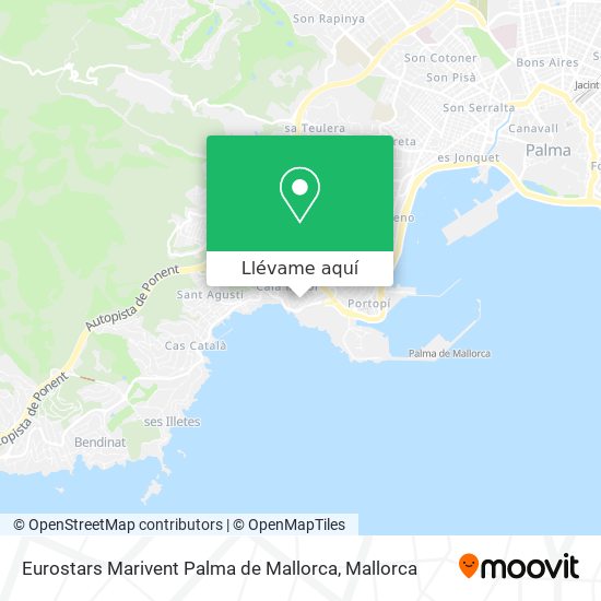 Mapa Eurostars Marivent Palma de Mallorca