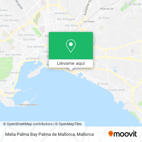 Mapa Melia Palma Bay Palma de Mallorca