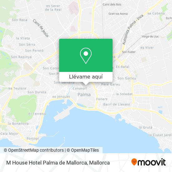 Mapa M House Hotel Palma de Mallorca