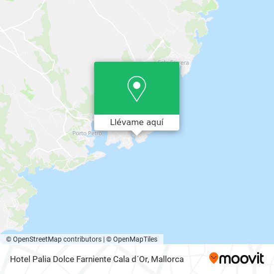 Mapa Hotel Palia Dolce Farniente Cala d´Or