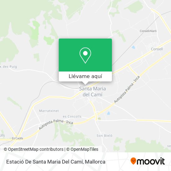 Mapa Estació De Santa Maria Del Camí