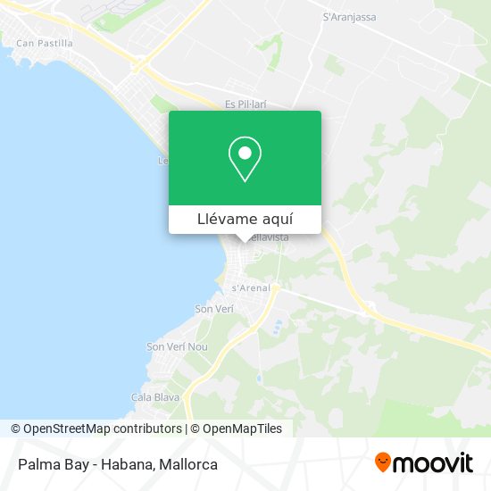 Mapa Palma Bay - Habana