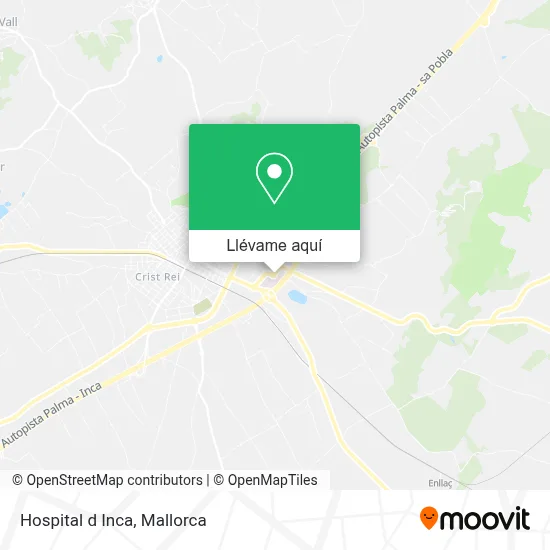 Mapa Hospital d Inca