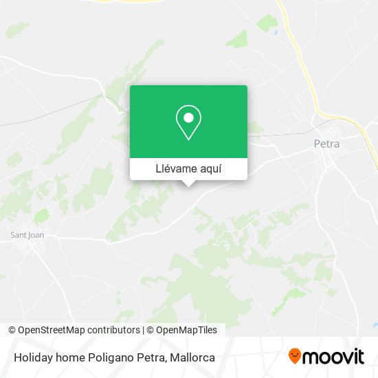 Mapa Holiday home Poligano Petra