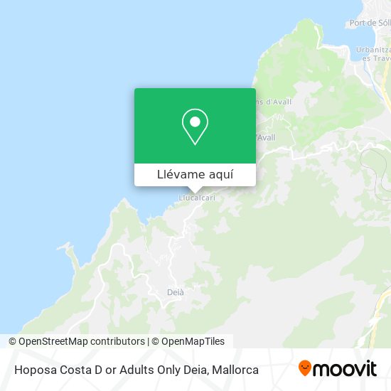 Mapa Hoposa Costa D or Adults Only Deia