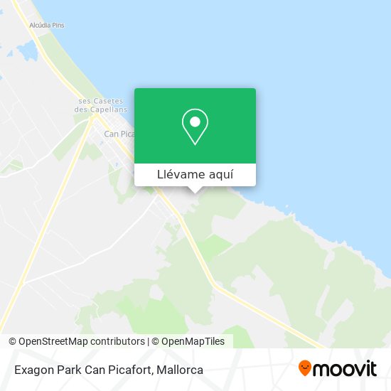 Mapa Exagon Park Can Picafort