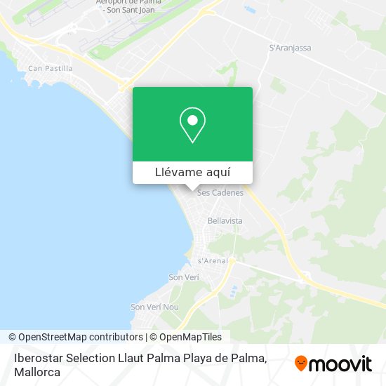 Mapa Iberostar Selection Llaut Palma Playa de Palma
