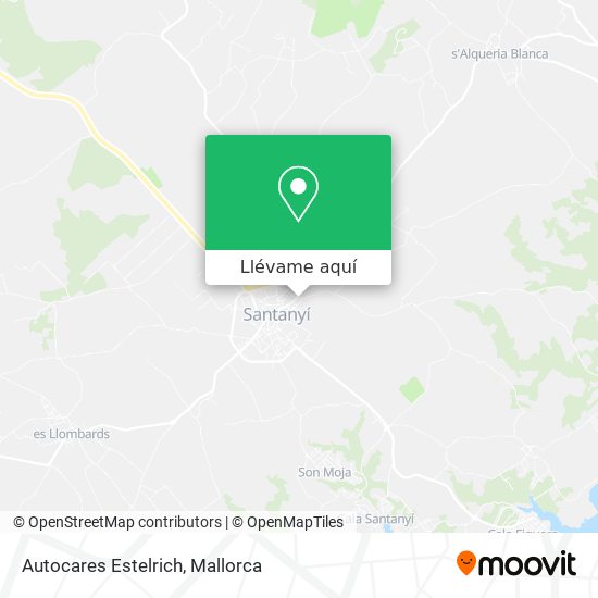 Mapa Autocares Estelrich