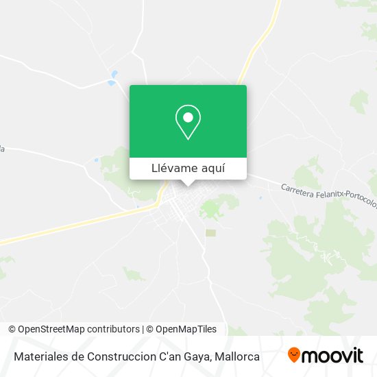 Mapa Materiales de Construccion C'an Gaya