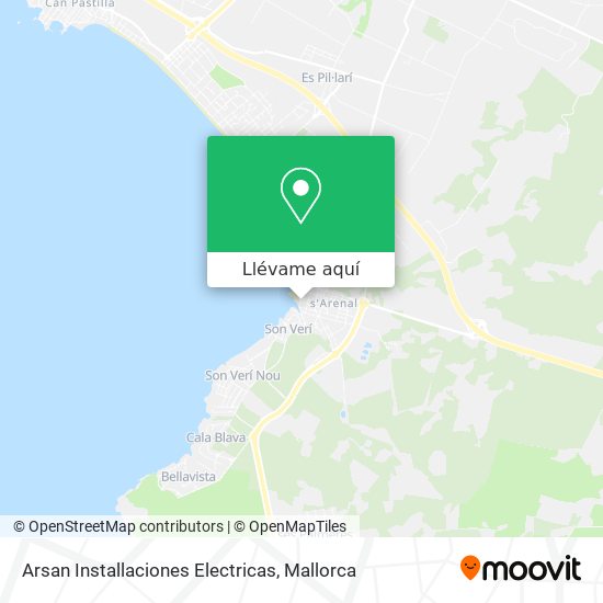 Mapa Arsan Installaciones Electricas