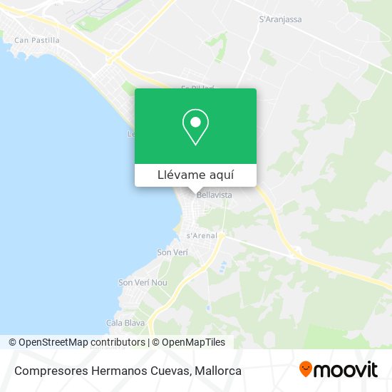 Mapa Compresores Hermanos Cuevas