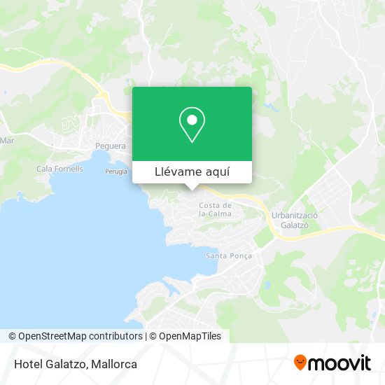 Mapa Hotel Galatzo