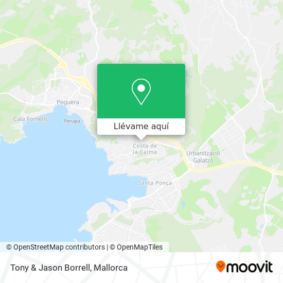 Mapa Tony & Jason Borrell