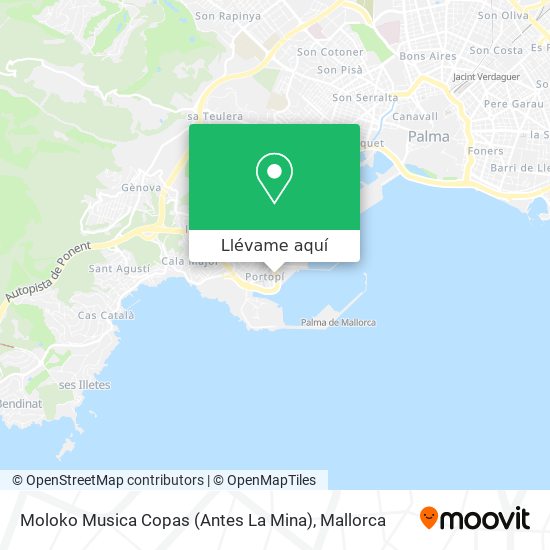 Mapa Moloko Musica Copas (Antes La Mina)