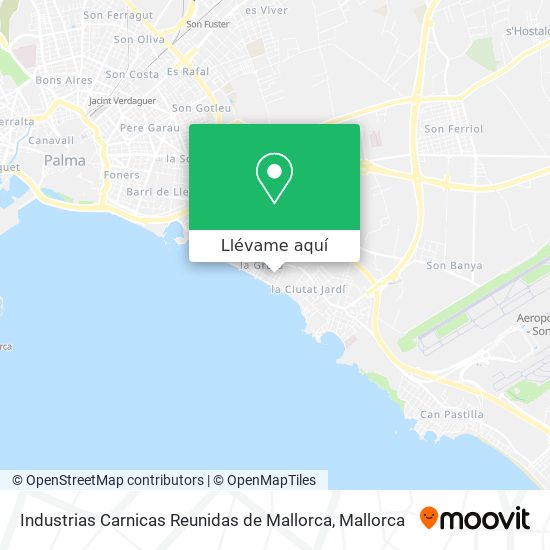 Mapa Industrias Carnicas Reunidas de Mallorca