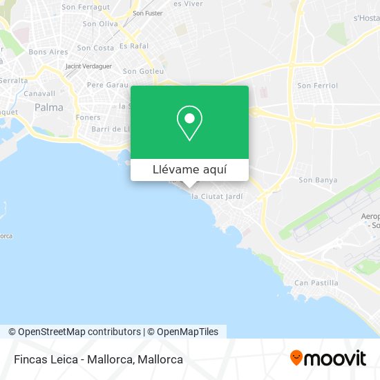 Mapa Fincas Leica - Mallorca