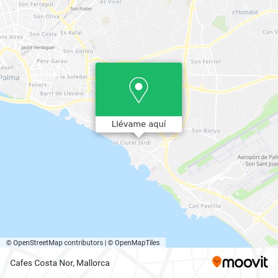 Mapa Cafes Costa Nor