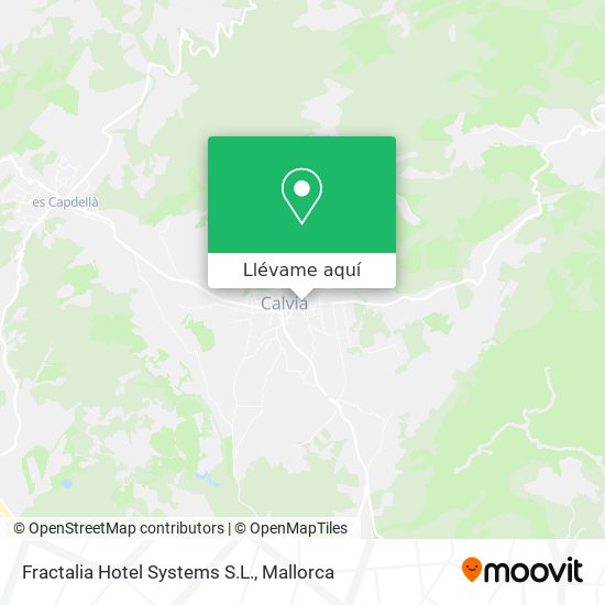 Mapa Fractalia Hotel Systems S.L.