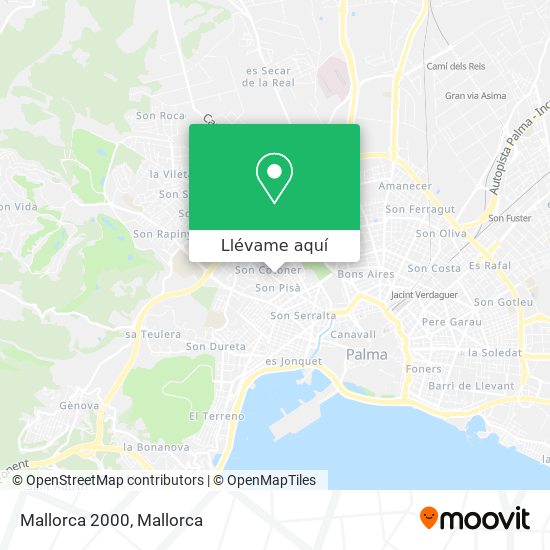 Mapa Mallorca 2000