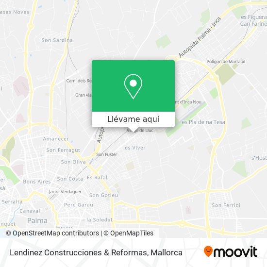 Mapa Lendinez Construcciones & Reformas